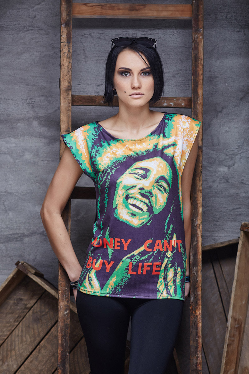 „Bob Marley Green“ Shirt